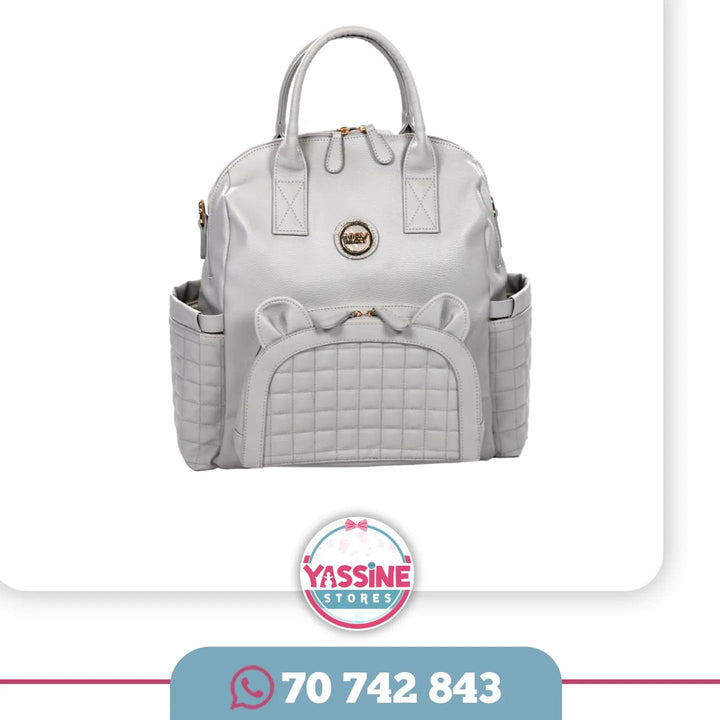 Leather mommy bag - Yassine Stores