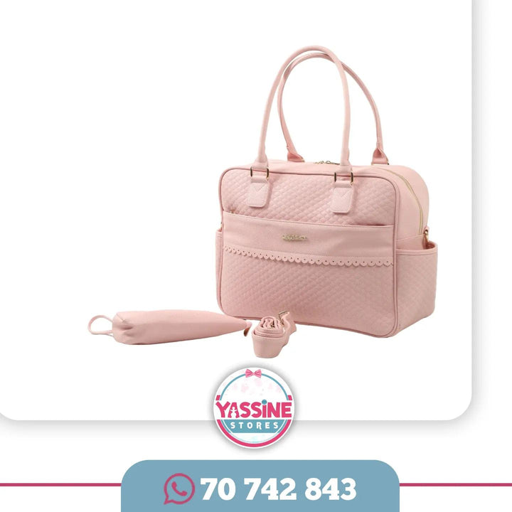 Leather mommy bag - Yassine Stores