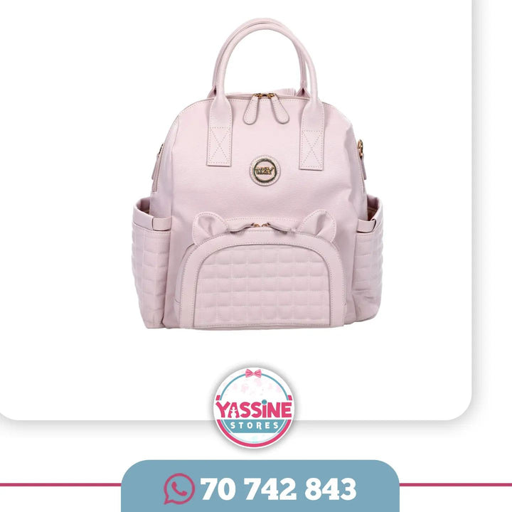 Leather mommy bag - Yassine Stores