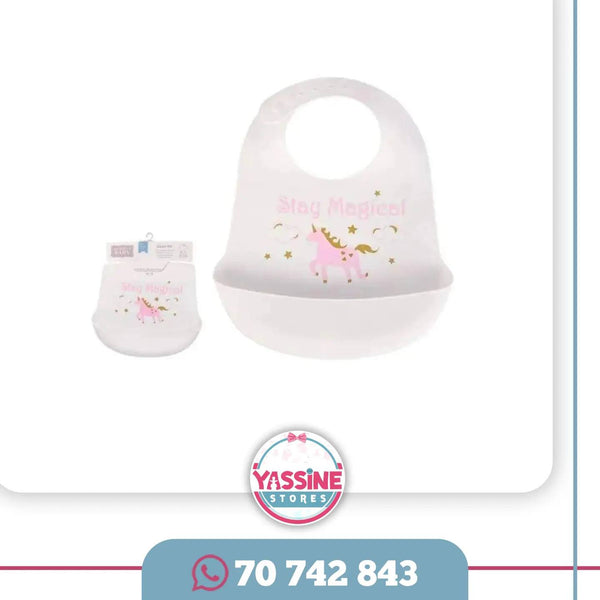 Baby soft silicone Bib - Yassine Stores