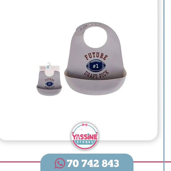 Baby soft silicone Bib - Yassine Stores