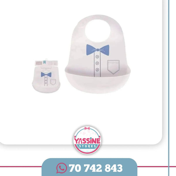 Baby soft silicone Bib - Yassine Stores