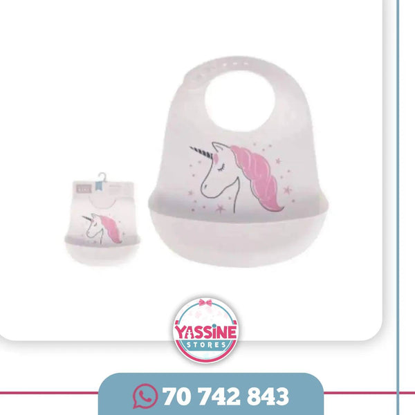 Baby soft silicone Bib - Yassine Stores