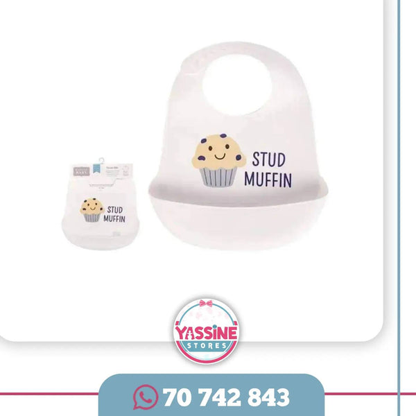 Baby soft silicone Bib - Yassine Stores