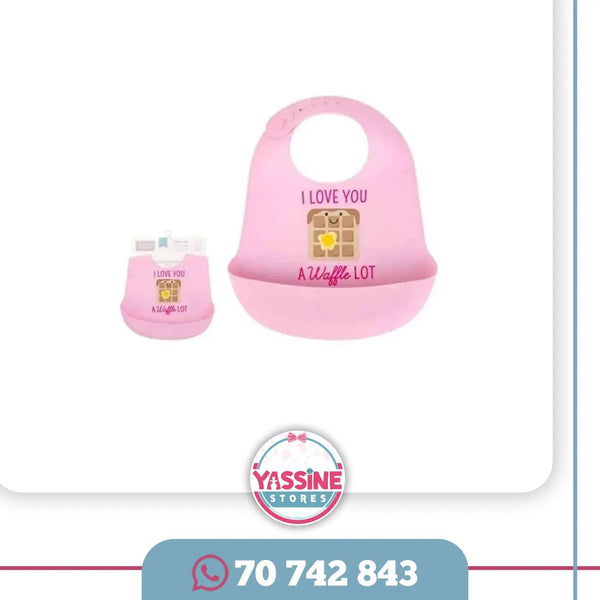 Baby soft silicone Bib - Yassine Stores