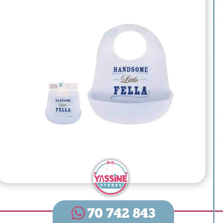 Baby soft silicone Bib - Yassine Stores