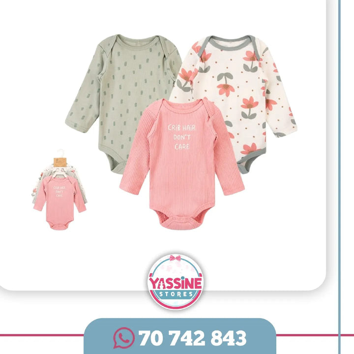 Three baby bodysuits - Yassine Stores