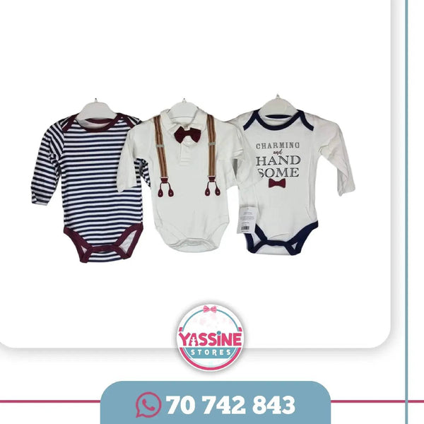 Three baby bodysuits - Yassine Stores