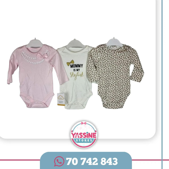 Three baby bodysuits - Yassine Stores