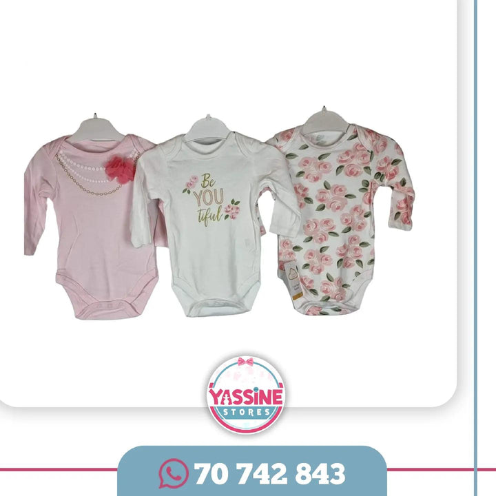 Three baby bodysuits - Yassine Stores