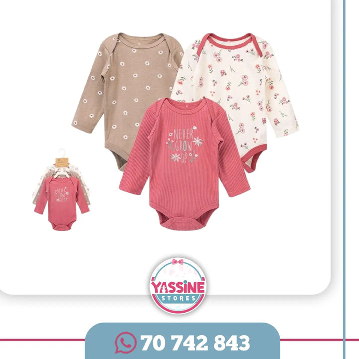 Three baby bodysuits - Yassine Stores