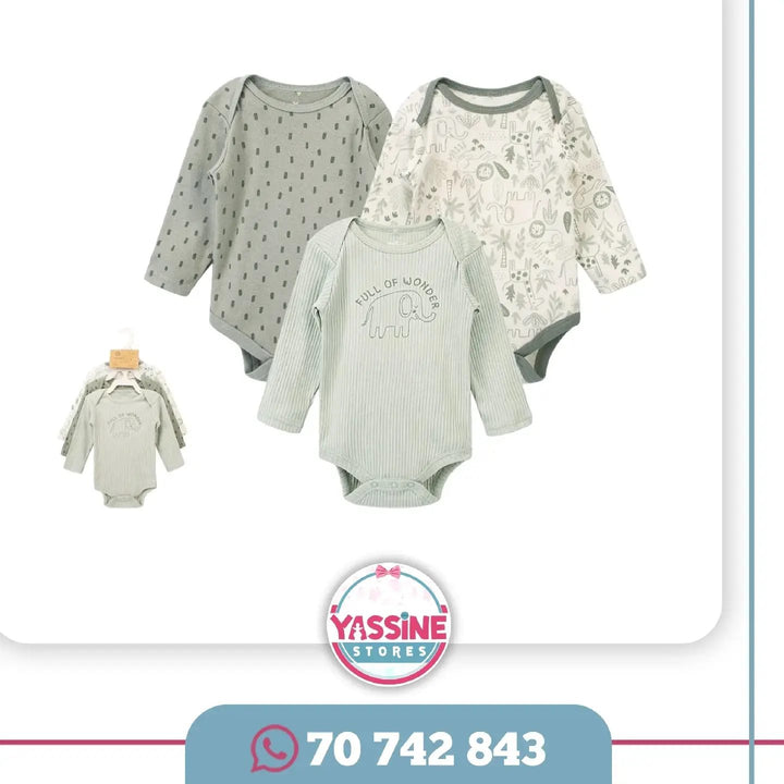 Three baby bodysuits - Yassine Stores