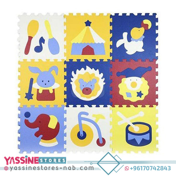 Circus foam puzzle is designed for both boys and girls - Yassine Stores