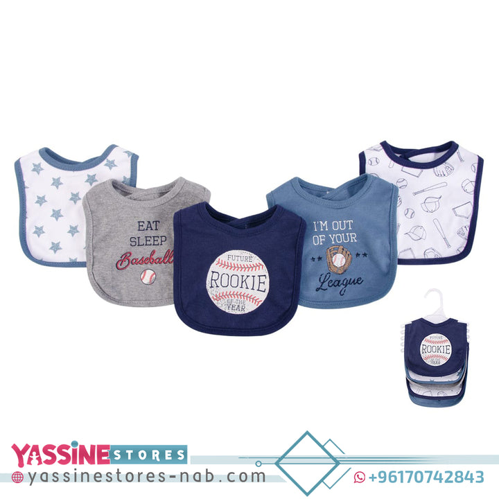 5pc Interlock Bib - Yassine Stores