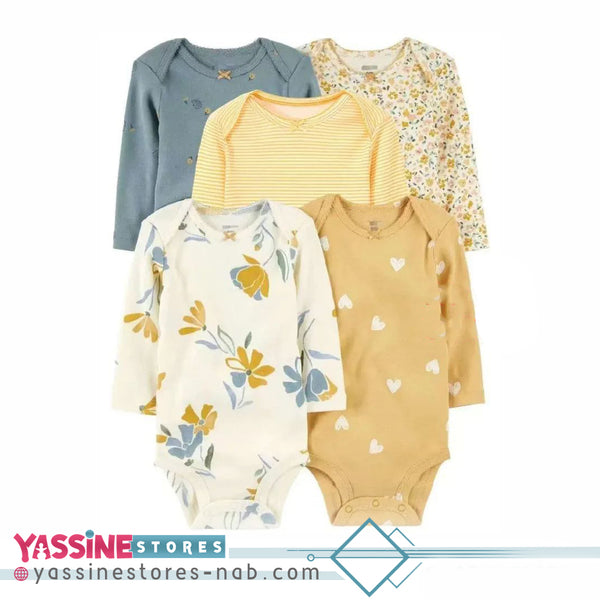 4-Piece Long Sleeve Bodysuits