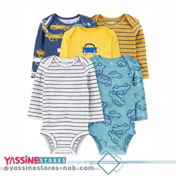 4-Piece Long Sleeve Bodysuits