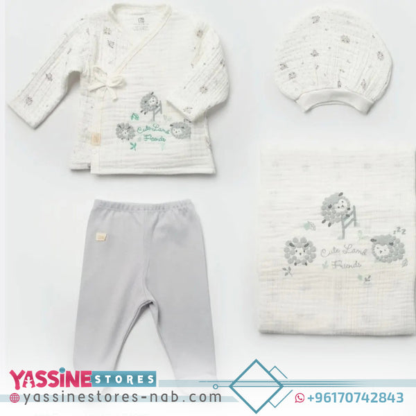 4 pieces newborn set - Yassine Stores