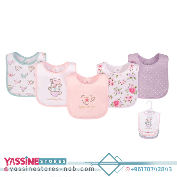 5pc Interlock Bib - Yassine Stores