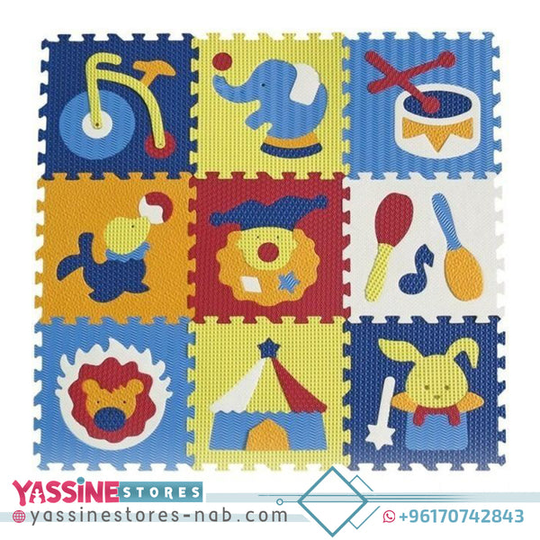 Circus foam puzzle is designed for both boys and girls - Yassine Stores