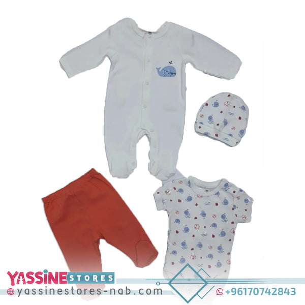 4 pieces newborn set - Yassine Stores