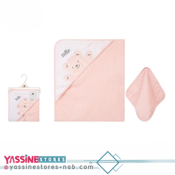 Hooded towel & washcloth