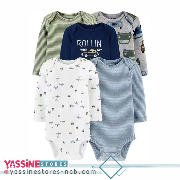 4-Piece Long Sleeve Bodysuits