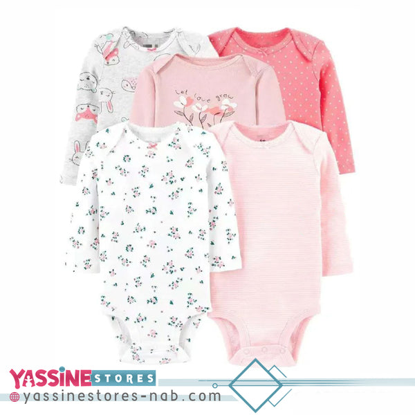 4-Piece Long Sleeve Bodysuits