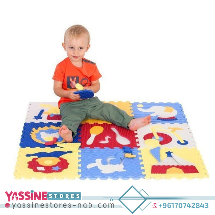 Circus foam puzzle is designed for both boys and girls - Yassine Stores