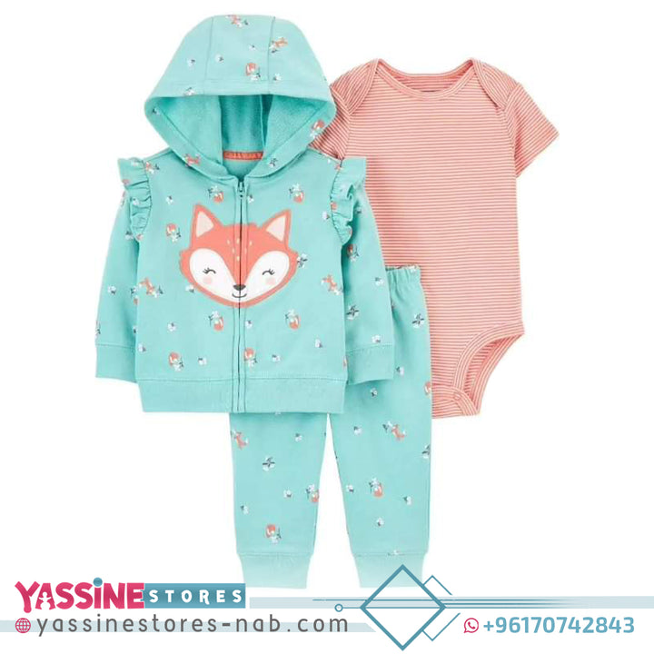 Carter's baby-girls 3-piece Layette Set - Yassine Stores