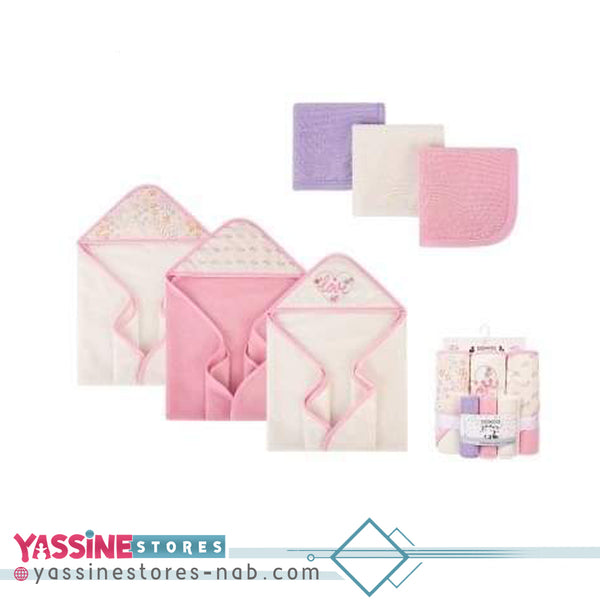 Bath Towels & Washcloths 6pcs