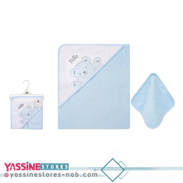 Hooded towel & washcloth