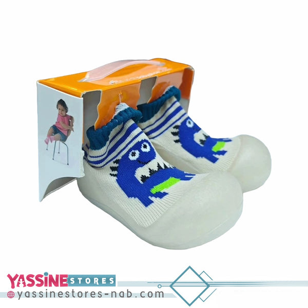 Flexible silicone–sole baby shoes