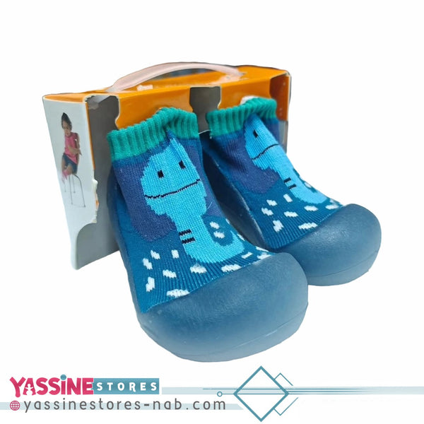 Flexible silicone–sole baby shoes