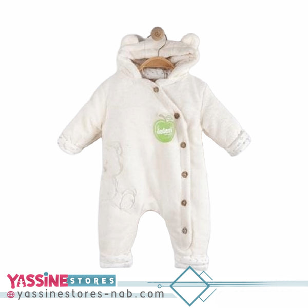Warm winter overalls for babies Teddy bear